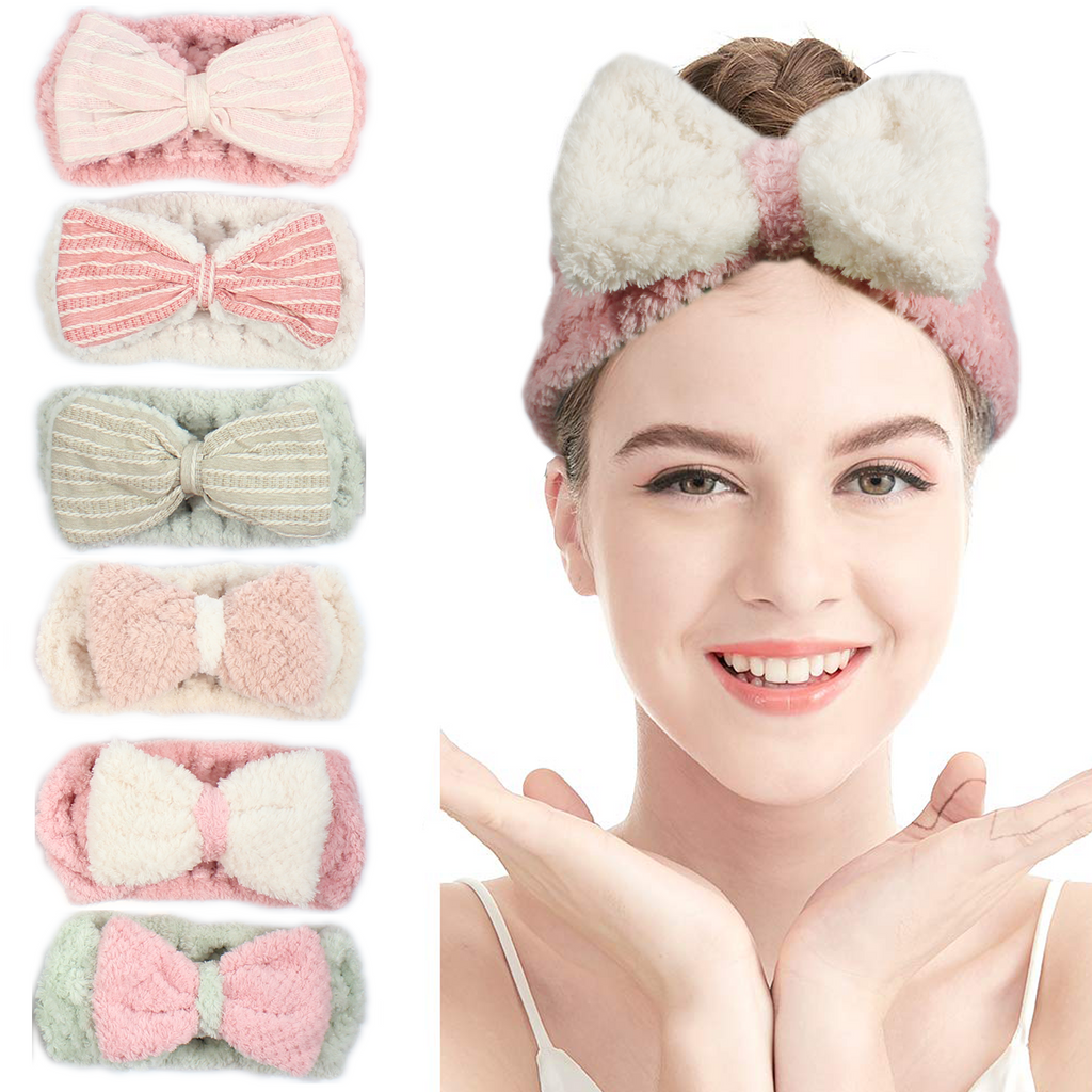 6Pcs Spa Headbands