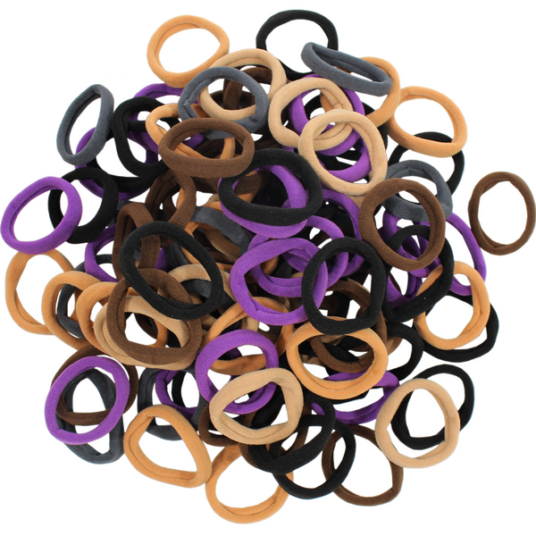 60 PCS Multi Color Seamless Elastic Hair Ties