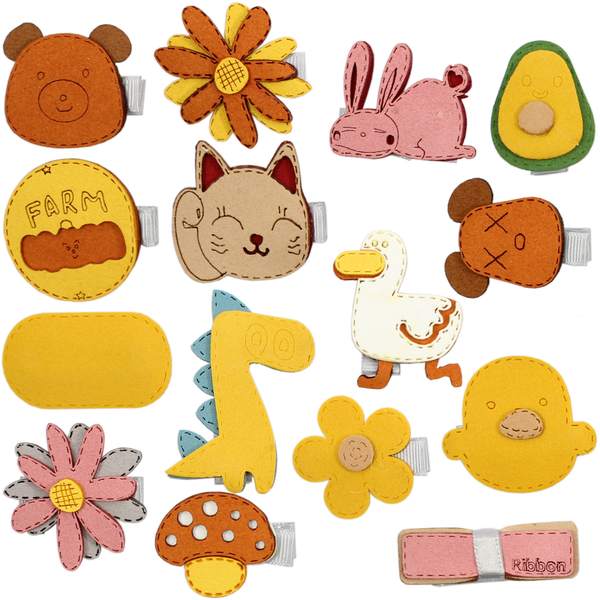 15 Pcs Baby Girls Hair Clips