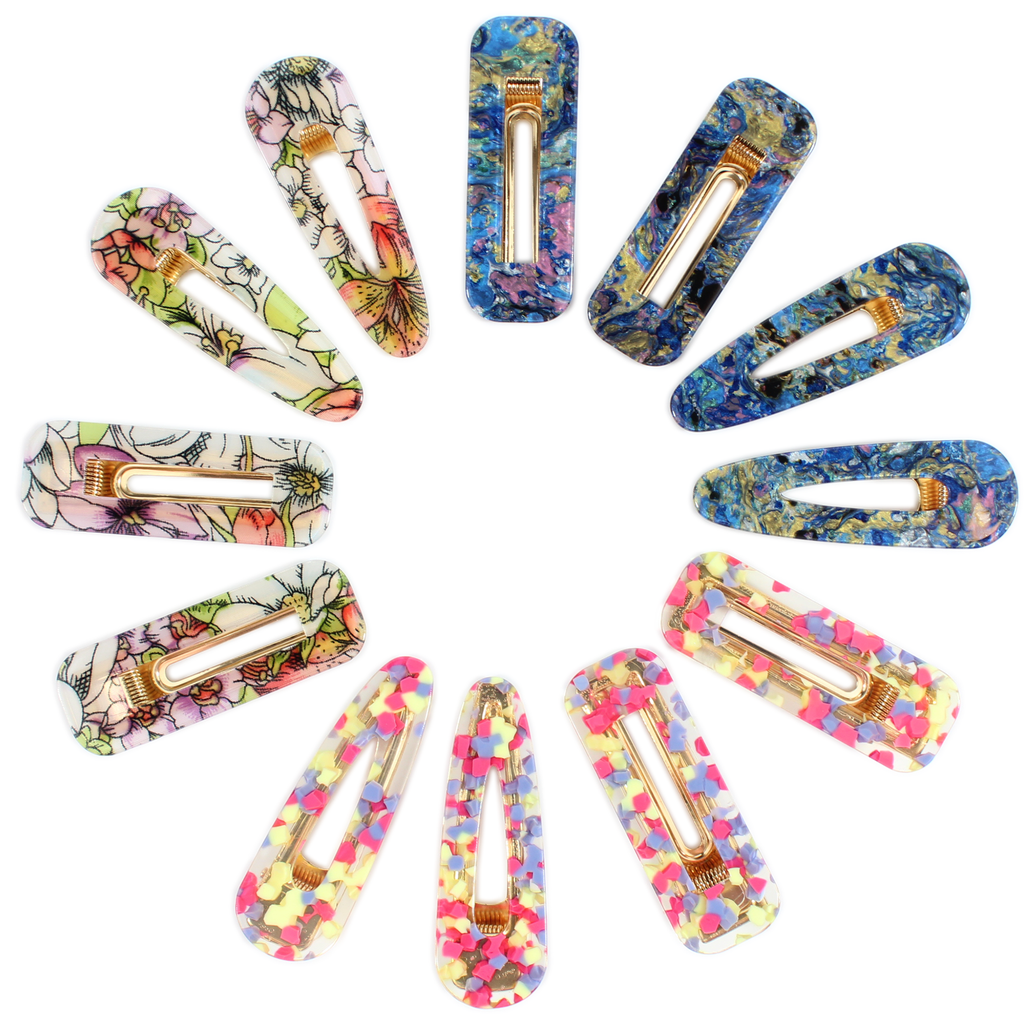 12 Pcs Hair Clips